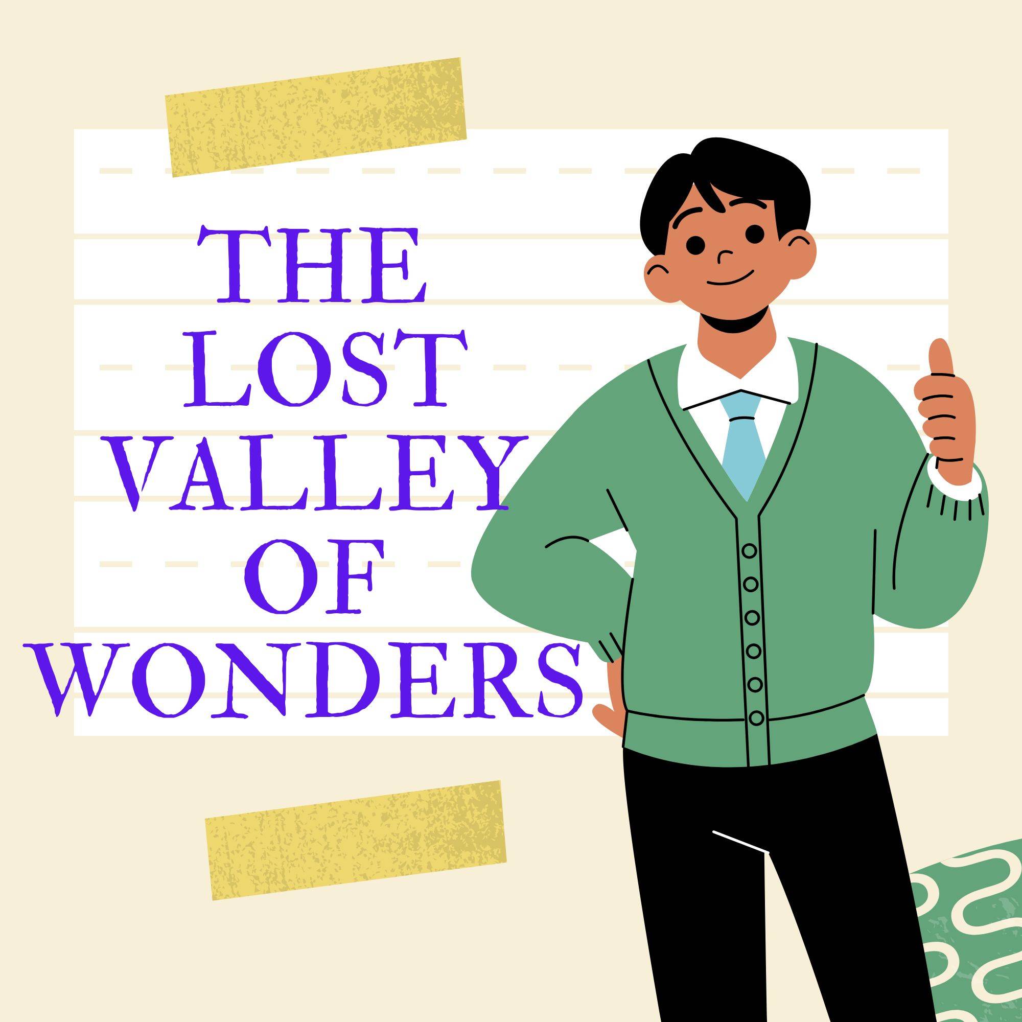 The Lost Valley of Wonder In a quiet little town surrounded by mysterious mountains, two adventurous children, Jeena and Mohinder , find a magical map in their grandfather’s attic. It leads them to a hidden valley filled with magical creatures, a talking waterfall, and a garden of colors. But the valley is under a strange curse, and the kids must find a way to lift it by solving clues hidden within enchanted landmarks, helping creatures along the way, and ultimately confronting the valley’s ancient guardian.